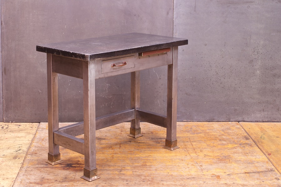 Victorian Chemists Soapstone Writing Desk